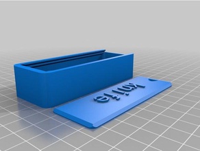 caixa redonda de tampa 90x35x20 recipientes personalizado 3d print model - Mito3D