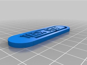 tedx ags clip organization customized 3d print model - Mito3D