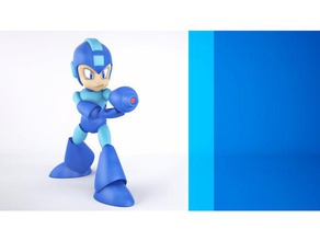 mega man action figure toy & game accessories rockman static statue 3d print model - Mito3D