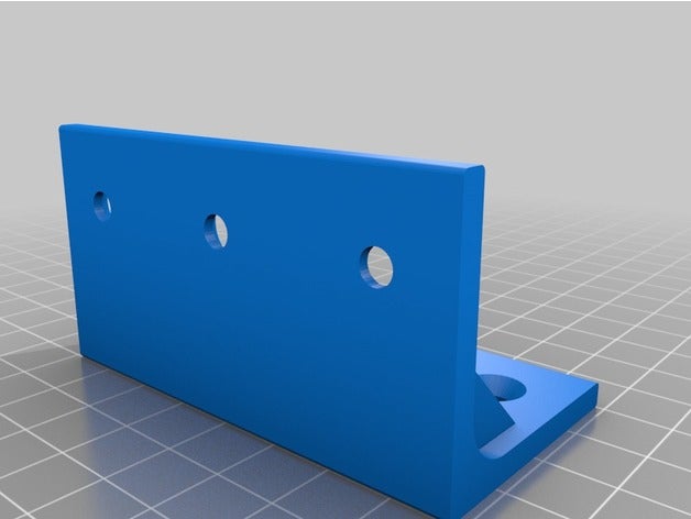 90degree paramétrico de parênteses em ângulo partes personalizado 3D print model - Mito3D