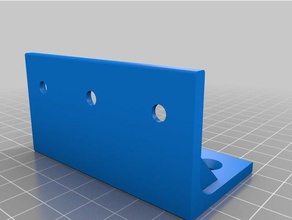 90degree paramétrico corchetes angulares partes personalizado 3d print model - Mito3D