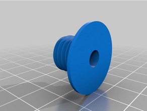 fileté câble throughhole L'imprimante 3d de pièces 3d print model - Mito3D