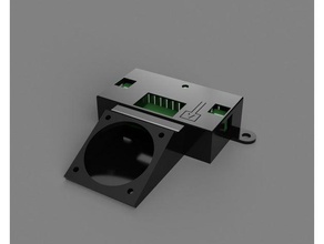 convertisseur buck lm2596 cas de l'électronique 12v 40mm 12vdc ventilateur dcdc la tension régulateur 3d print model - Mito3D