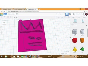 basquiat 12 28 damgası 3d print model - Mito3D