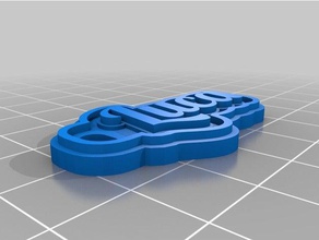luca Anahtarlık özelleştirilmiş 3d print model - Mito3D