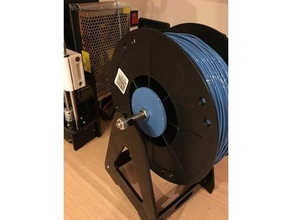 puleggia per bobina filamento 3d Drucker Zubehör anet a8 filament spool holder 3d print model - Mito3D