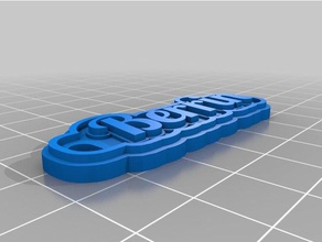 berrin2 keychains customized 3d print model - Mito3D