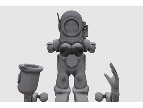 astrotoy toy & game accessories astronaut space 3d print model - Mito3D