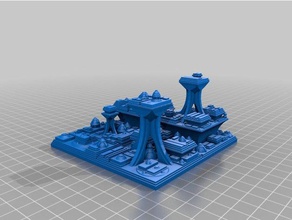 il mio personalizzato sci-fi city builder 2 art su misura 3d print model - Mito3D