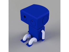 boxty desktop robot friend pan tilt pixy webcam laser robotics character cute 3d print model - Mito3D