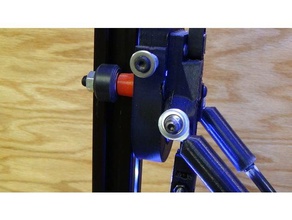 delrin rolamento espaçador kossel xl 2020 extrusão Impressora 3d de peças 3d print model - Mito3D