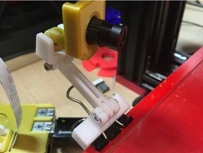 clip-ahududu pi kamera monte 3d yazıcı aksesuarları ahtapotlar octoprint raspberry 3d print model - Mito3D