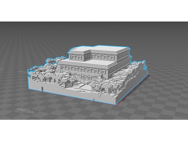 minecraft woodland mansion games 3D print model - Mito3D