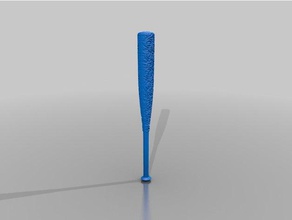 baseball bat sport & outdoors remixchallenge 3d print model - Mito3D