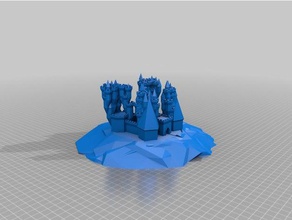 ridiculous castle buildings & structures customized 3d print model - Mito3D