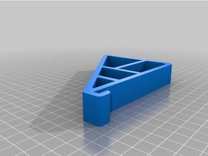 geometric stand macbook air computer 3d print model - Mito3D