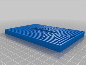 overlook maze switch plate less tall decor light cover 3d print model - Mito3D