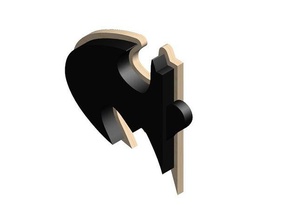batman - Zubehör keychain 3d print model - Mito3D