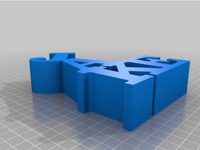 jake palavra escultura esculturas personalizado 3d print model - Mito3D