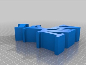 lynn Wort Skulptur Skulpturen kundengebundene 3d print model - Mito3D