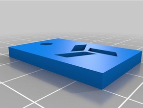 eden llavero de la placa monedas & insignias insignia el edén logotipo mcmxcv proyecto 3d print model - Mito3D