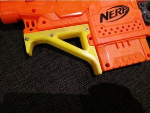 nerf stryfe foregrip juegos y juguetes el agarre pistola 3d print model - Mito3D