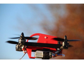 dr13 drone racer 13 passe-temps fpv multicopter quadricoptere modèle rc 3d print model - Mito3D