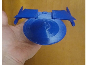 chandley sınıf remix yazdırılabilir araç starship star trek 3d print model - Mito3D