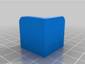 simple corner parts bracket holder piece 3d print model - Mito3D