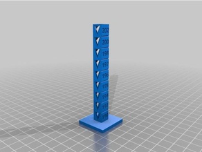 ic3d pla calibration tower 3d printing tests customized 3d print model - Mito3D