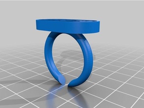 my customized text ring os 2017 test 2 rings 3d print model - Mito3D