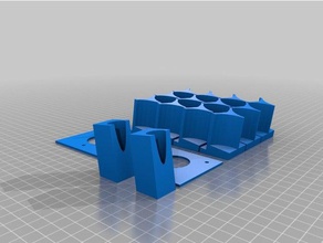 özelleştirilebilir baharat Organizatör mutfak ve yemek 3d print model - Mito3D