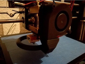 prusa i3 anycubic nozzle filament cooler ring 3d printer parts 3d print model - Mito3D