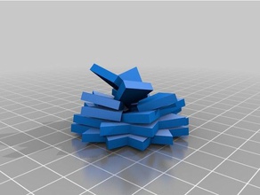 benim geometrik fibonacci çiçek jeneratör özelleştirilmiş heykeller 3d print model - Mito3D