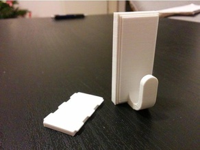 omposite wall hanger household hook 3d print model - Mito3D