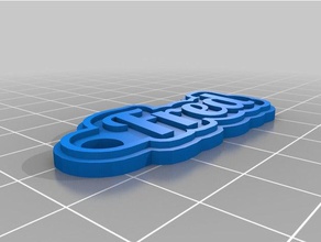 fred Schlüsselanhänger kundengebundene 3d print model - Mito3D