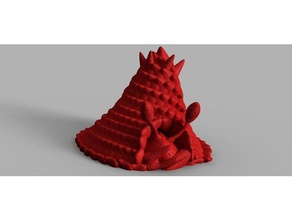caranguejo eremita cara esculturas 3d print model - Mito3D