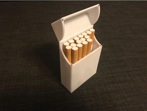 manyetik sigara kutusu aksesuarlar topu ortak pil durumda mıknatıs 3d print model - Mito3D