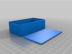 deslizando-top box recipientes personalizado 3d print model - Mito3D