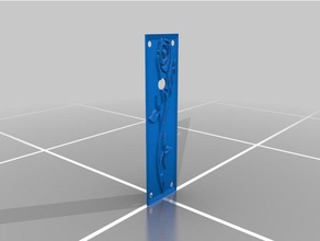 il pomello della porta targa La stampa 3d 3d print model - Mito3D