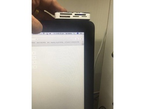apple imac memory card reader fix computer acessability monitor 3d print model - Mito3D