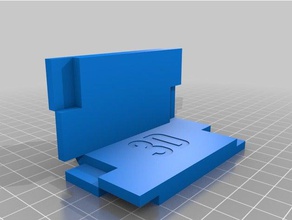 staffa 80x48x48 mm di spessore 8mm v2 La stampa 3d 3d print model - Mito3D