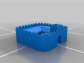 small roman fort - r misches kleinkastell buildings & structures castle rmisch roemisch 3d print model - Mito3D