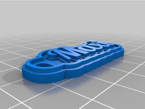 maxi Anahtarlık özelleştirilmiş 3d print model - Mito3D