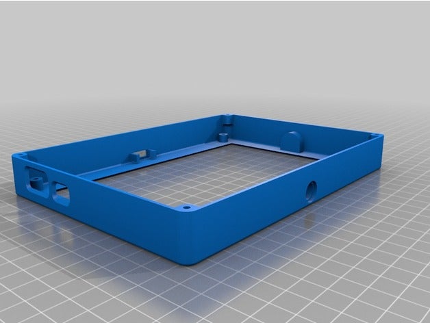 7in lcd-monitor-Fall waveshare hdmi lcd c - Elektronik 3D print model - Mito3D