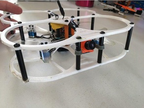 black bee 115 micro fpv quadro r c veículos drone 3d print model - Mito3D