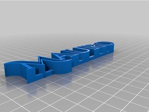 il mio testo personalizzato stoccaggio mauro sculture su misura 3d print model - Mito3D