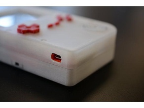 pigrrl 2 iç çerçeve case mod video oyunları adafruit pigrrl2 pi grrl raspberry 3d print model - Mito3D