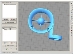 anet a8 refroidissement+support de capteur remix L'impression 3d 3d print model - Mito3D