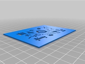 my customized stencil-o-matic art tools 3d print model - Mito3D